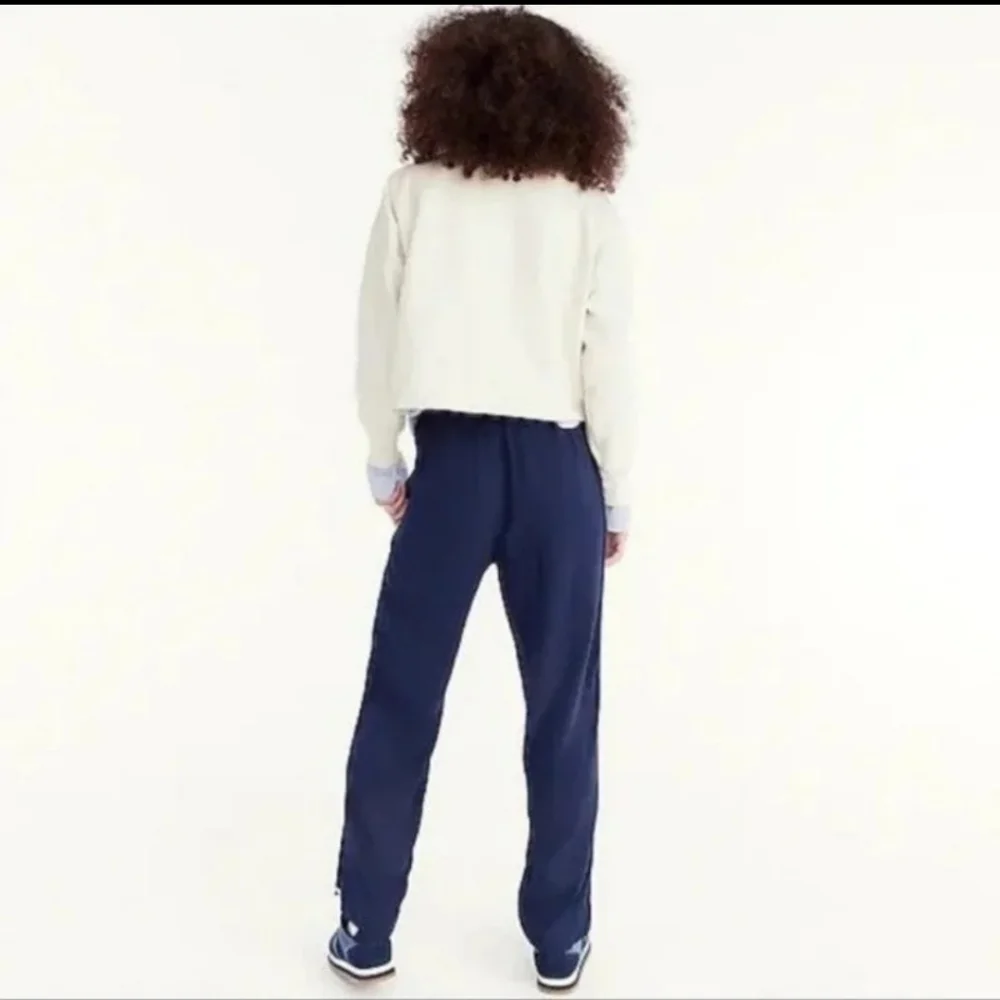 J.Crew University terry cotton cropped sweatshirt XL NAVY BNWT RETIRED 1 Left!